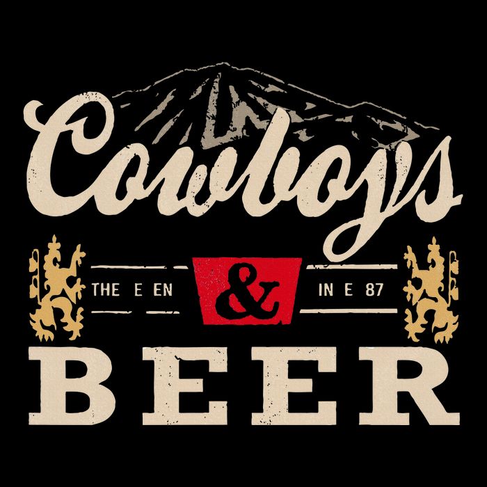 Vintage Cowboys Western And Beer Cowboy Lovers Baby Bodysuit