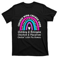 Viral Chicken Wing Chicken Wing Hot Dog Bologna Song Lyric T-Shirt