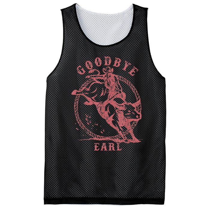 Vintage Country Western Concert Funny Sayings Goodbye Earl Mesh Reversible Basketball Jersey Tank