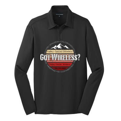 Valley Center Wireless Got Wireless Silk Touch Performance Long Sleeve Polo