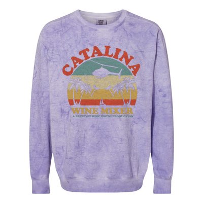 VINTAGE CATALINA WINE MIXER Colorblast Crewneck Sweatshirt