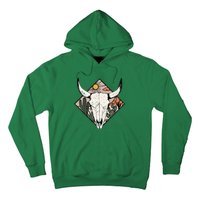 Vintage Country Western Desert Bull Cool Country Bull Head Hoodie