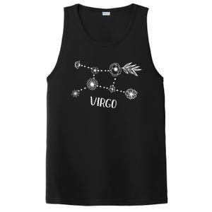 Virgo Constellation Zodiac Floral Cool Gift PosiCharge Competitor Tank