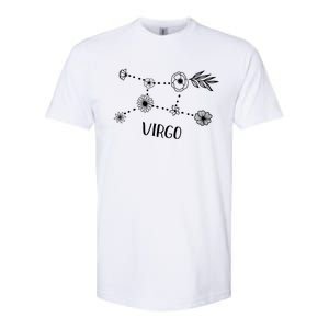 Virgo Constellation Zodiac Floral Cool Gift Softstyle CVC T-Shirt