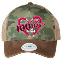 Valentines Day 100 Days Of School Legacy Tie Dye Trucker Hat