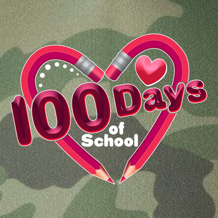 Valentines Day 100 Days Of School Legacy Tie Dye Trucker Hat