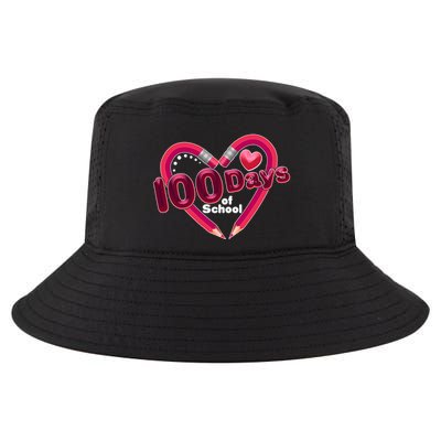Valentines Day 100 Days Of School Cool Comfort Performance Bucket Hat