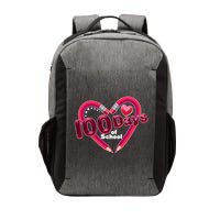 Valentines Day 100 Days Of School Vector Backpack
