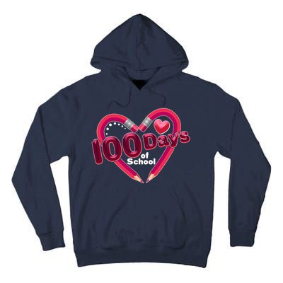 Valentines Day 100 Days Of School Tall Hoodie