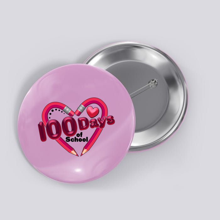 Valentines Day 100 Days Of School Button