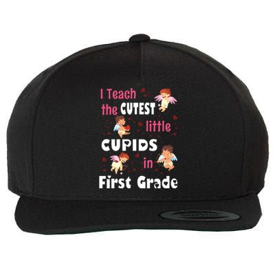 Valentines Day 1st Grade Teacher Gift For Teachers In Love Gift Wool Snapback Cap