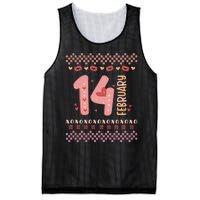 Valentine's Day 14th February Mesh Reversible Basketball Jersey Tank