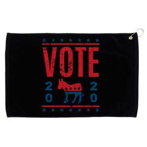 Vote Democrat 2020 Election Donkey Democratic Party Gear Great Gift Grommeted Golf Towel