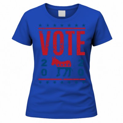 Vote Democrat 2020 Election Donkey Democratic Party Gear Great Gift Women's T-Shirt