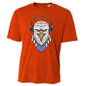 Veterans Day 4th Of July Memorial Day I Love Usa Eagle Gift Cooling Performance Crew T-Shirt