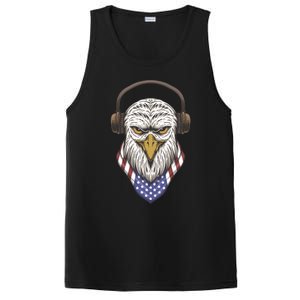 Veterans Day 4th Of July Memorial Day I Love Usa Eagle Gift PosiCharge Competitor Tank