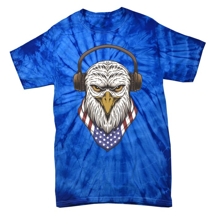 Veterans Day 4th Of July Memorial Day I Love Usa Eagle Gift Tie-Dye T-Shirt