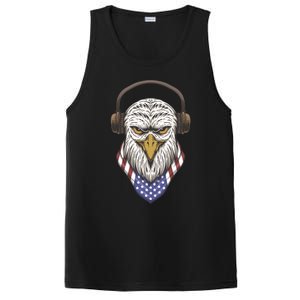 Veterans Day 4th Of July Memorial Day I Love Usa Eagle Meaningful Gift PosiCharge Competitor Tank