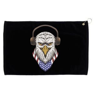 Veterans Day 4th Of July Memorial Day I Love Usa Eagle Meaningful Gift Grommeted Golf Towel