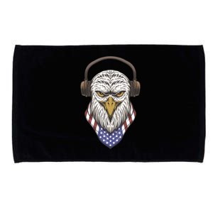 Veterans Day 4th Of July Memorial Day I Love Usa Eagle Meaningful Gift Microfiber Hand Towel