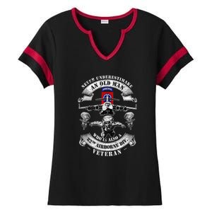 Veteran Day 82nd Airborne Division Paratrooper Fort Bragg Gift Ladies Halftime Notch Neck Tee