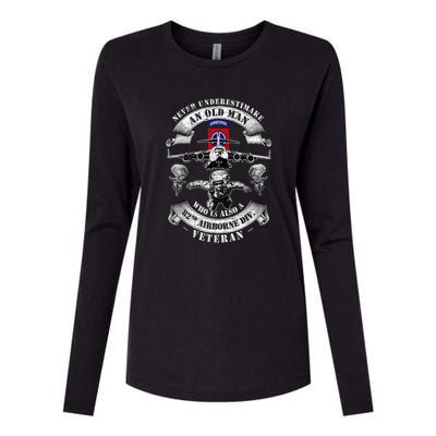 Veteran Day 82nd Airborne Division Paratrooper Fort Bragg Gift Womens Cotton Relaxed Long Sleeve T-Shirt