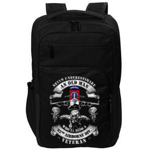 Veteran Day 82nd Airborne Division Paratrooper Fort Bragg Gift Impact Tech Backpack