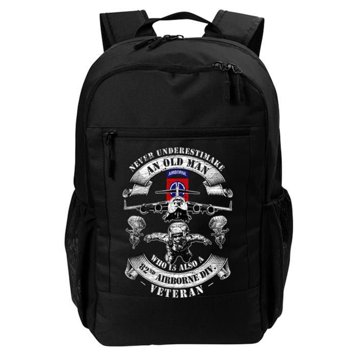 Veteran Day 82nd Airborne Division Paratrooper Fort Bragg Gift Daily Commute Backpack