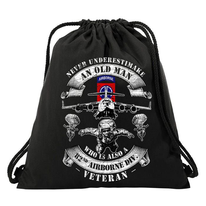 Veteran Day 82nd Airborne Division Paratrooper Fort Bragg Gift Drawstring Bag