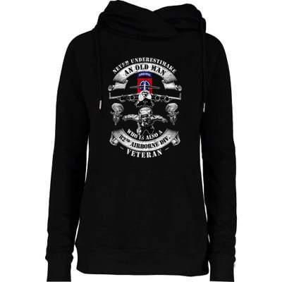 Veteran Day 82nd Airborne Division Paratrooper Fort Bragg Gift Womens Funnel Neck Pullover Hood