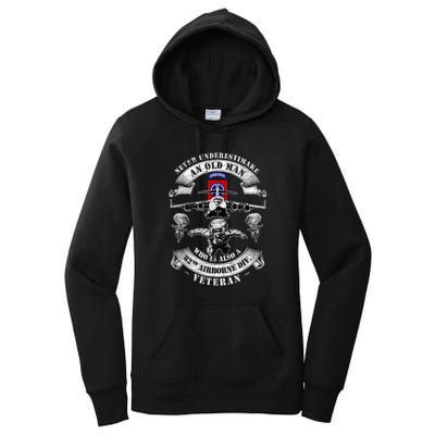 Veteran Day 82nd Airborne Division Paratrooper Fort Bragg Gift Women's Pullover Hoodie