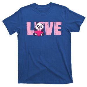 Valentines Day Animal Lover Bamboo Lover Panda Gift T-Shirt