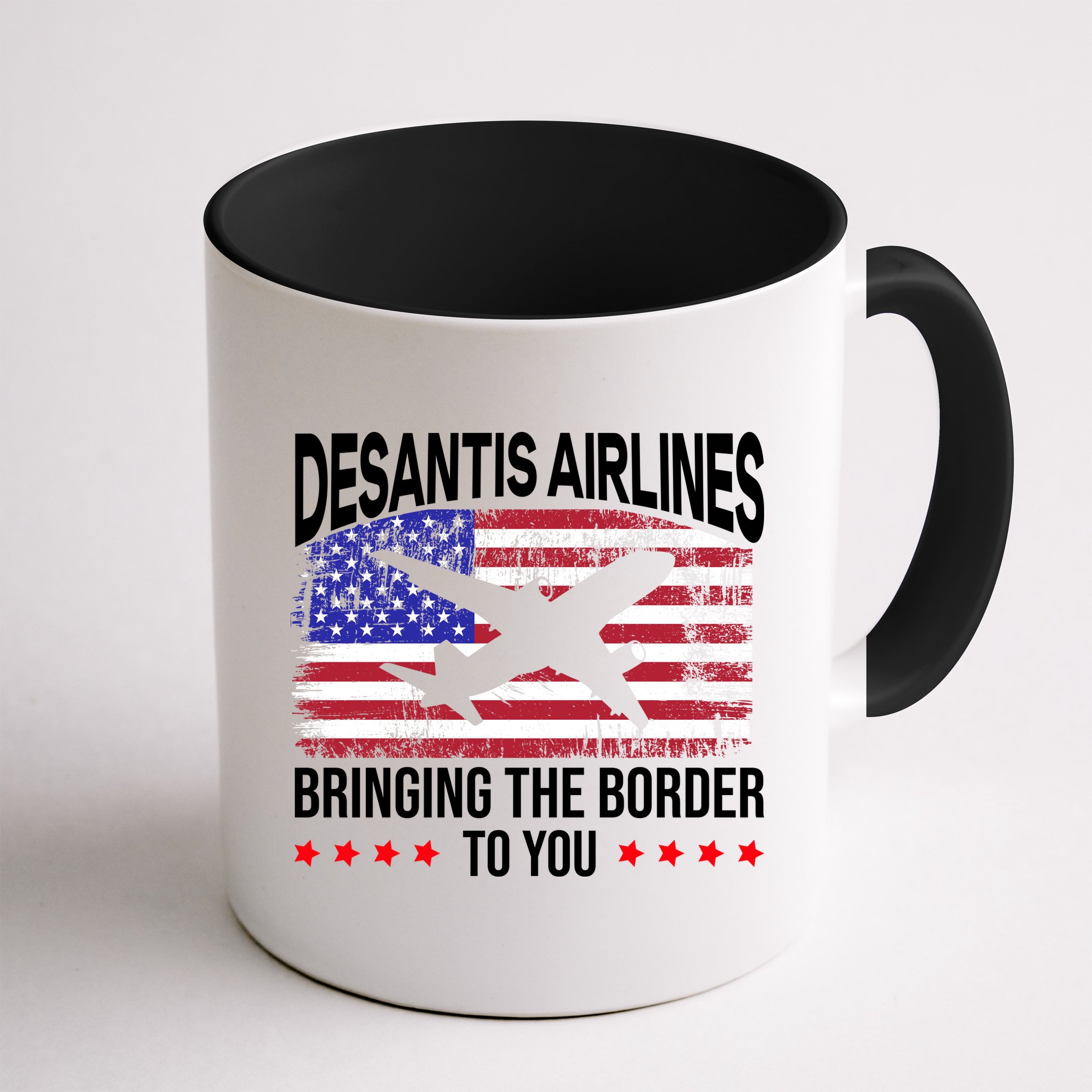 Vintage Desantis Airlines Bringing The Border To You Mug