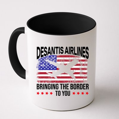 Vintage Desantis Airlines Bringing The Border To You Mug