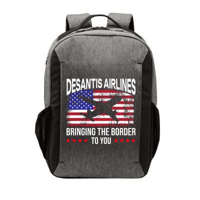 Vintage Desantis Airlines Bringing The Border To You Vector Backpack