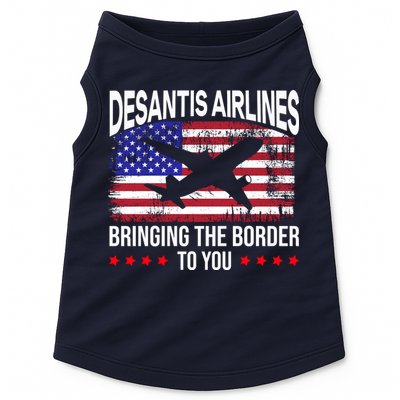 Vintage Desantis Airlines Bringing The Border To You Doggie Tank