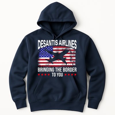 Vintage Desantis Airlines Bringing The Border To You Hoodie