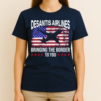 Vintage Desantis Airlines Bringing The Border To You T-Shirt