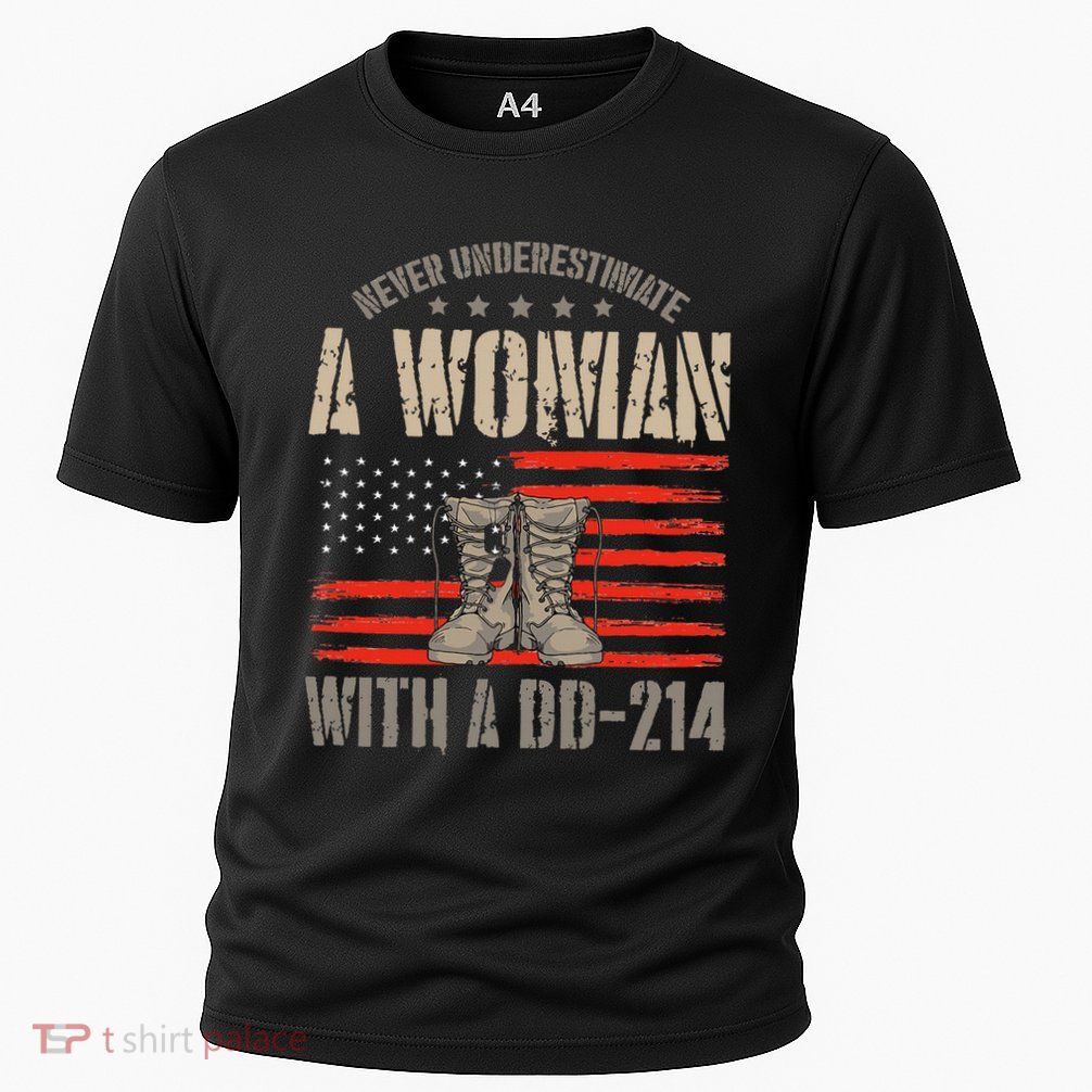 VeteranS Day A Woman With A Dd 214 Female Veteran Performance Shirt