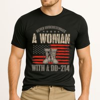 VeteranS Day A Woman With A Dd 214 Female Veteran Cooling Performance Crew T-Shirt