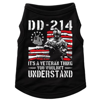 Veteran DD-214 Alumni Armed Forces I Am The Storm Doggie Tank