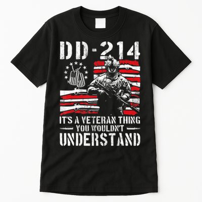 Veteran DD-214 Alumni Armed Forces I Am The Storm Tall T-Shirt