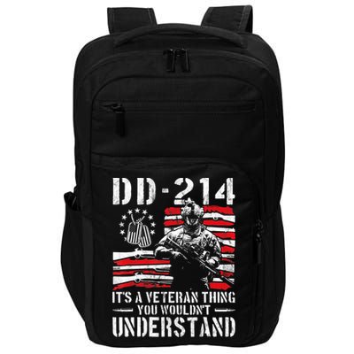 Veteran DD-214 Alumni Armed Forces I Am The Storm Impact Tech Backpack
