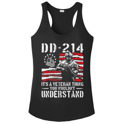 Veteran DD-214 Alumni Armed Forces I Am The Storm Ladies PosiCharge Competitor Racerback Tank