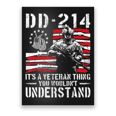 Veteran DD-214 Alumni Armed Forces I Am The Storm Poster