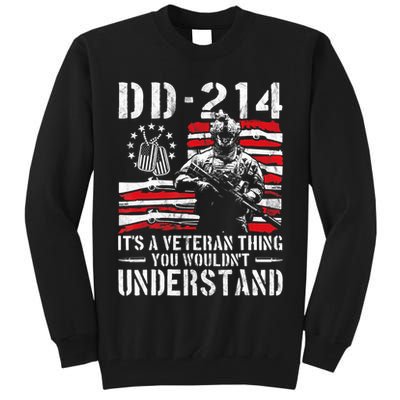 Veteran DD-214 Alumni Armed Forces I Am The Storm Tall Sweatshirt