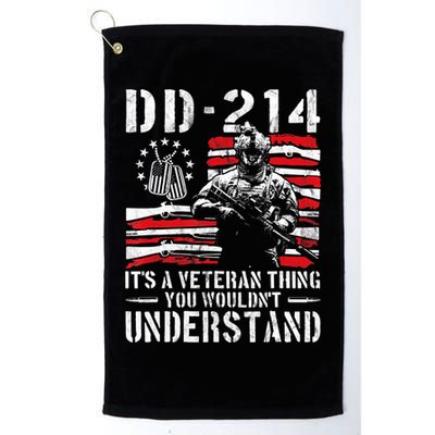 Veteran DD-214 Alumni Armed Forces I Am The Storm Golf Towel