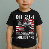 Veteran DD-214 Alumni Armed Forces I Am The Storm Toddler T-Shirt