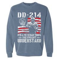 Veteran DD-214 Alumni Armed Forces I Am The Storm Garment-Dyed Sweatshirt