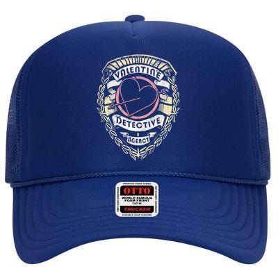 Valentine Detective Agency High Crown Mesh Back Trucker Hat